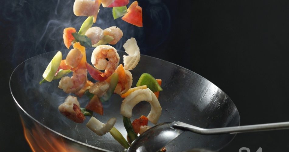 using a wok