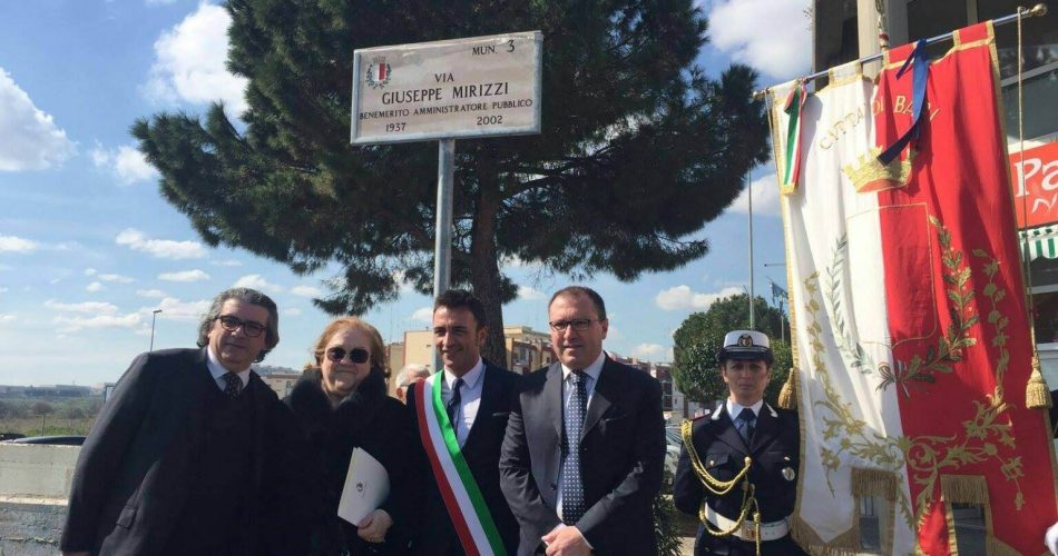 Intitolazione di via Mirizzi al San Paolo